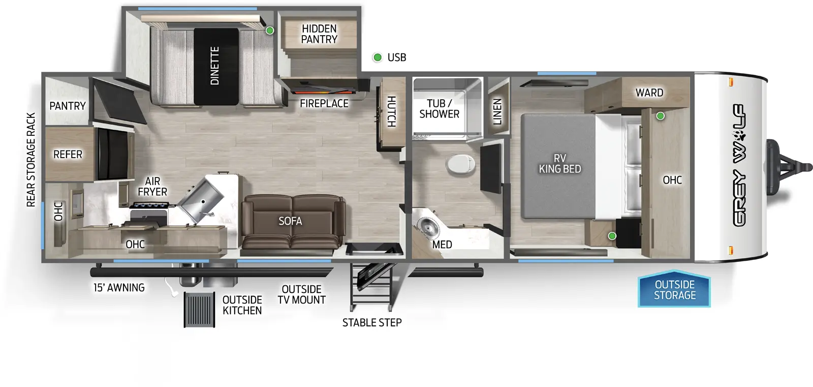 Cherokee Black Label 26SSBL Floorplan
